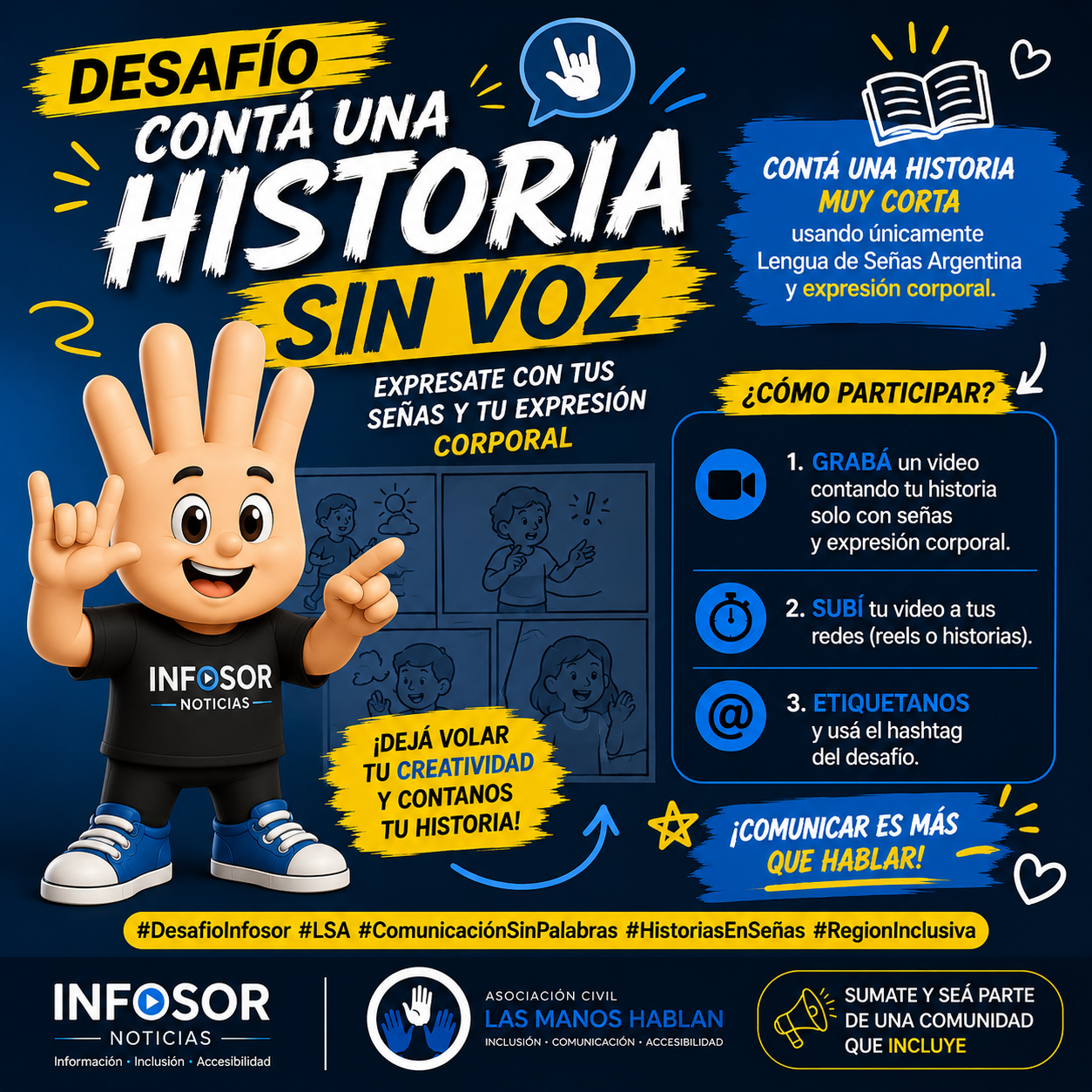 Desafío Infosor | Contá una historia sin voz