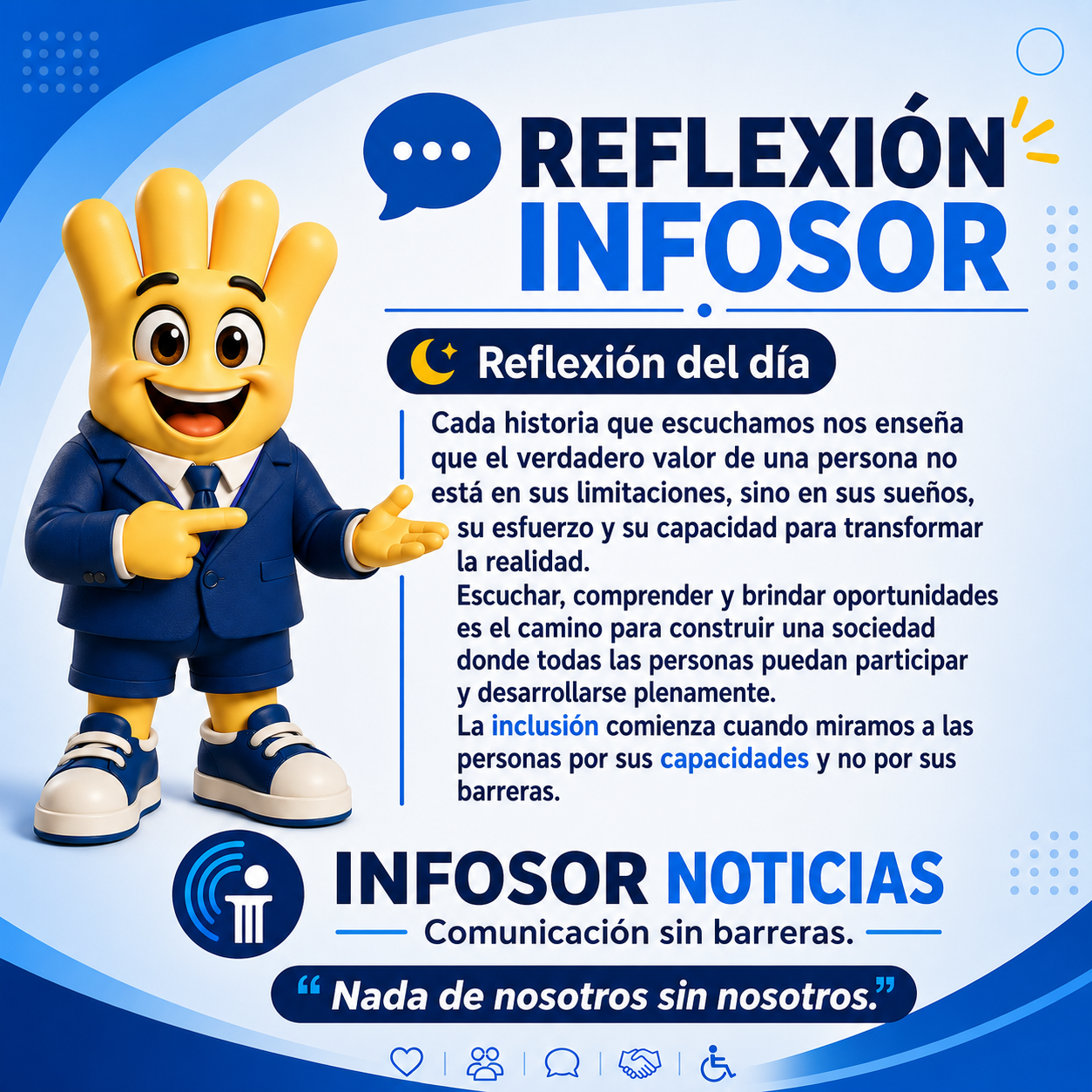 La inclusión comienza cuando miramos a las personas por sus capacidades