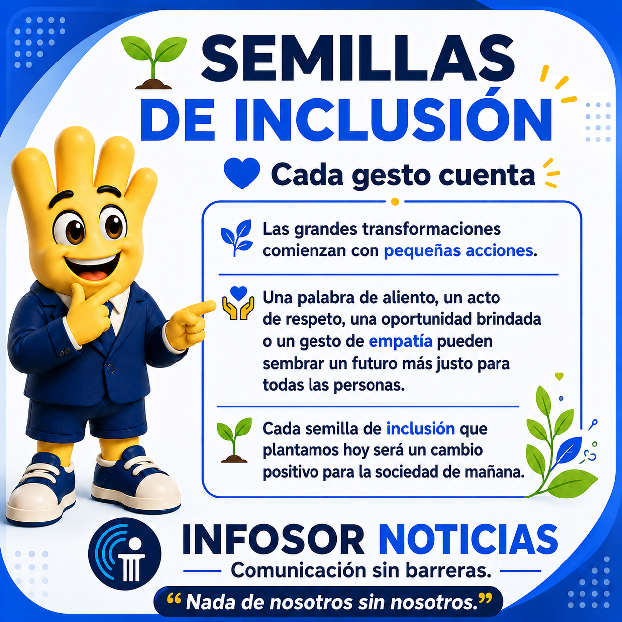 🌱 Semillas de Inclusión: cada gesto cuenta