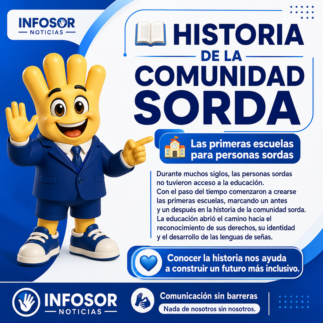 Las primeras escuelas para personas sordas marcaron un antes y un después en la historia de la inclusión