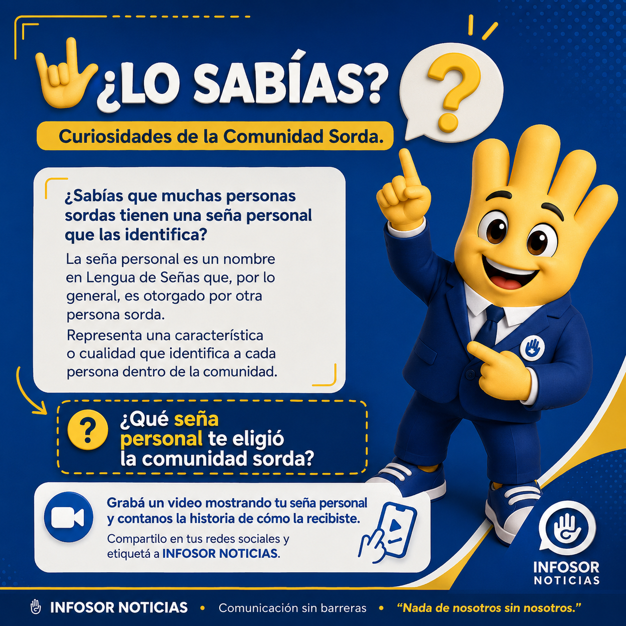 La seña personal: una forma única de identidad dentro de la comunidad sorda