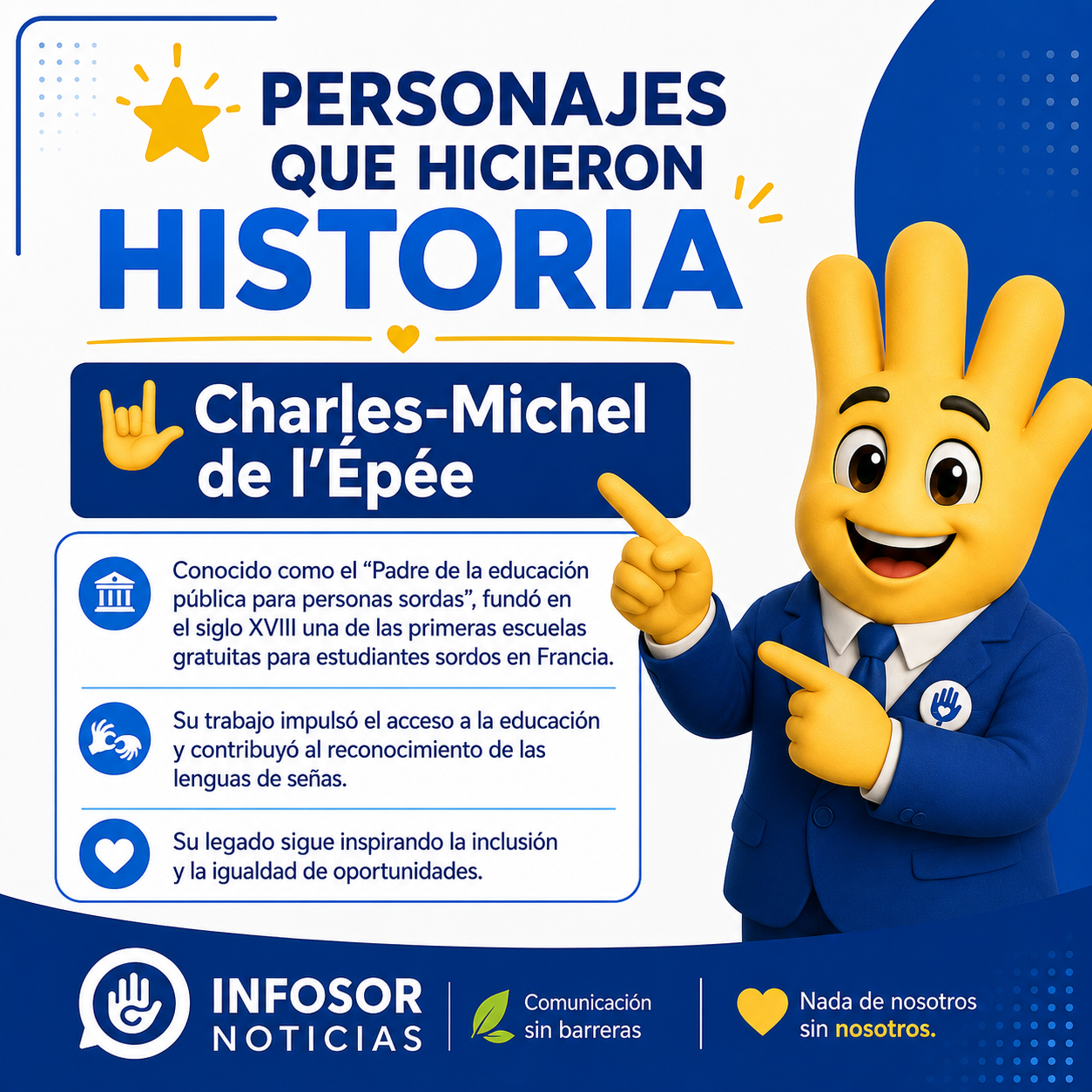 Charles-Michel de l'Épée: el educador que transformó la historia de la comunidad sorda
