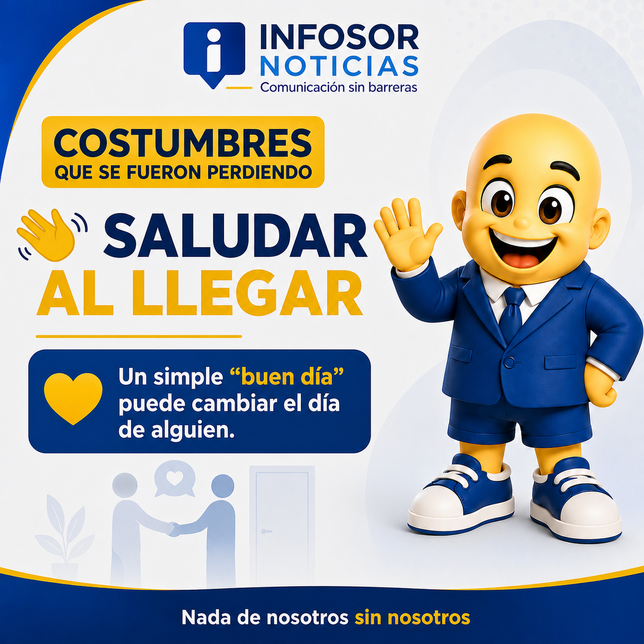 Saludar al llegar: una costumbre sencilla que nunca debería perderse