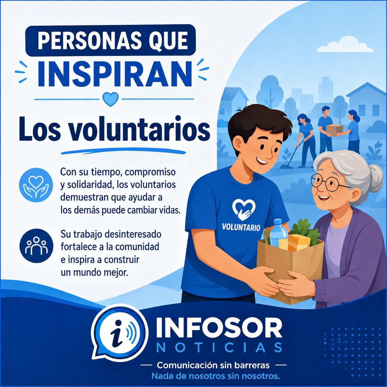 Personas que inspiran: el valor de los voluntarios