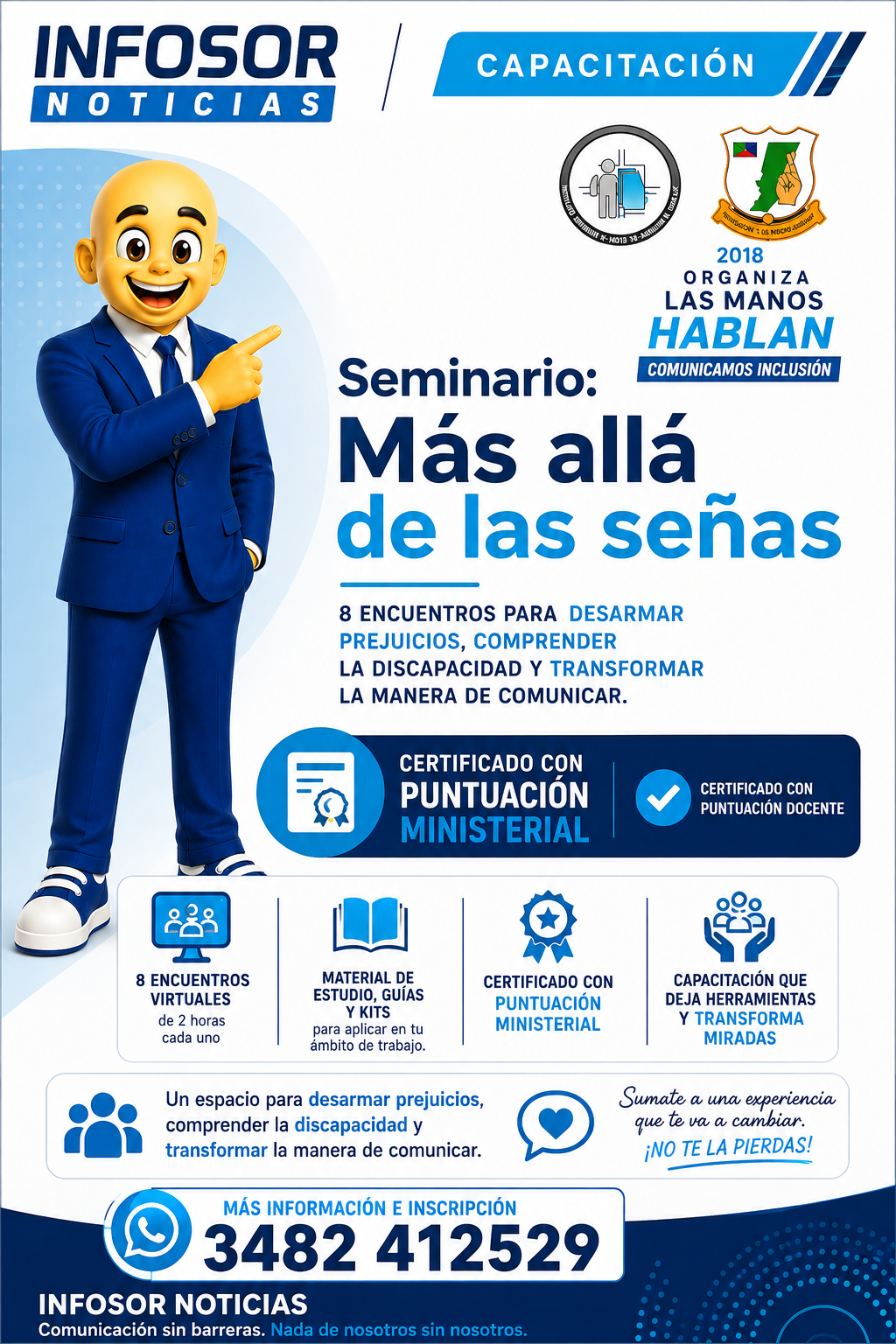 "Más allá de las señas": una capacitación para comprender la discapacidad y transformar la comunicación