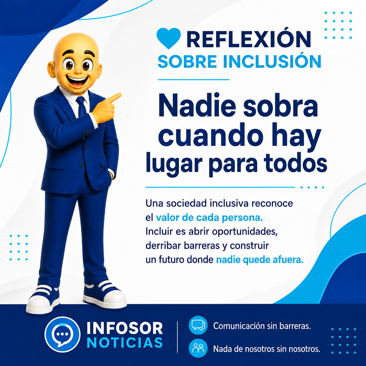 Nadie sobra cuando hay lugar para todos: una reflexión sobre la verdadera inclusión
