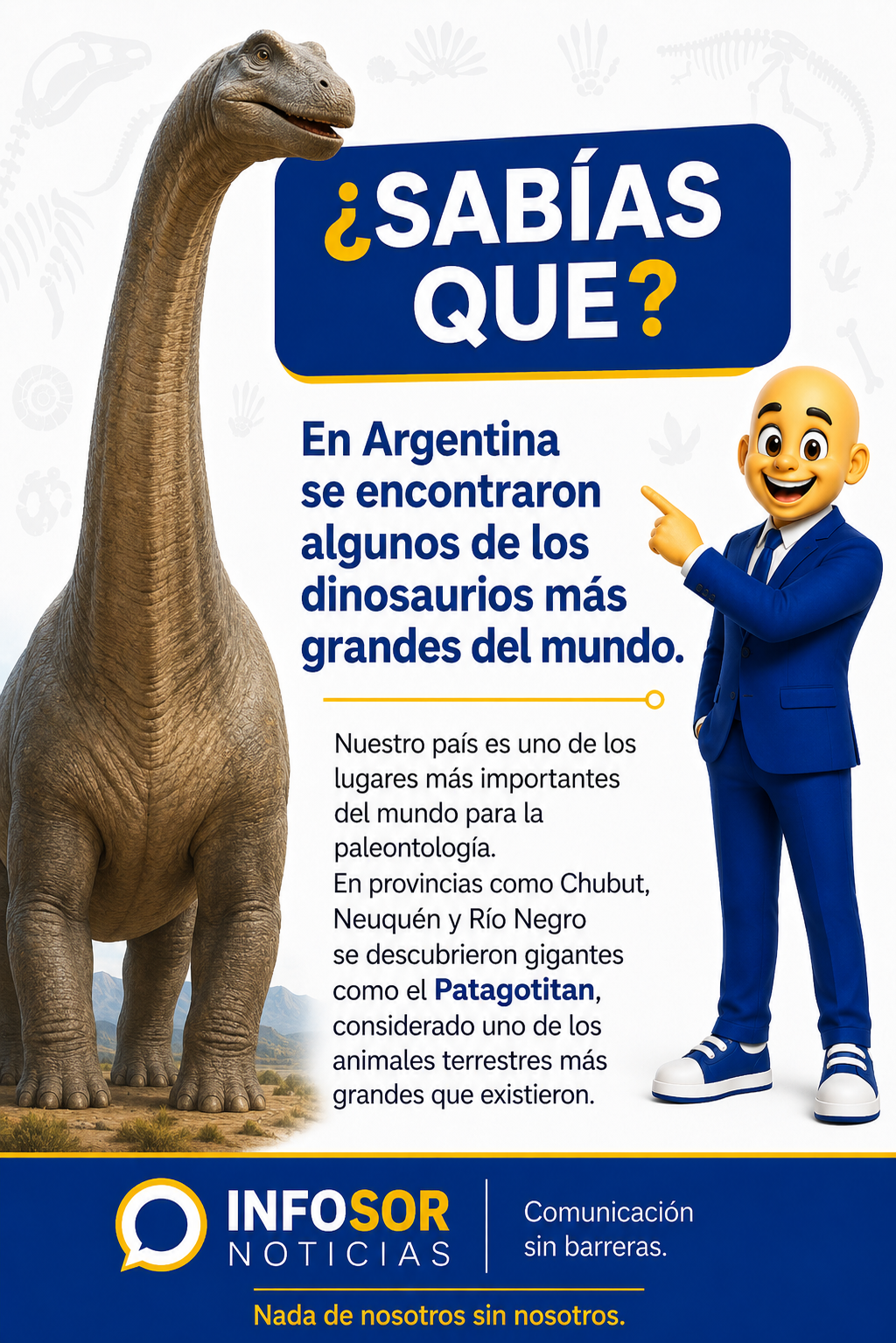 Argentina, tierra de gigantes: aquí se encontraron algunos de los dinosaurios más grandes del mundo