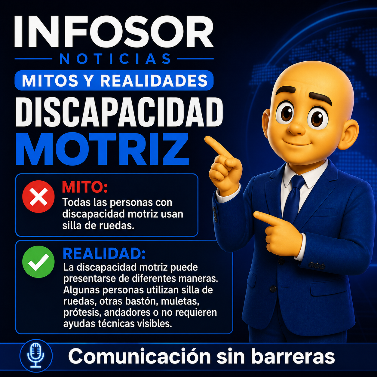 Discapacidad motriz: mitos y realidades