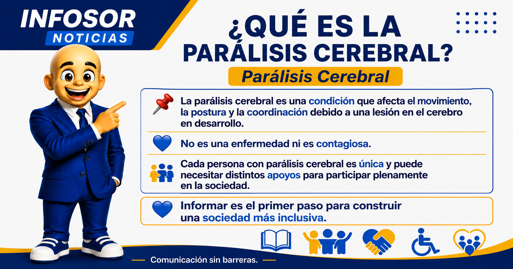 Parálisis cerebral: conocer para comprender e incluir