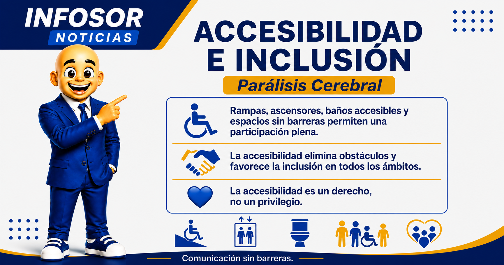 Accesibilidad e inclusión: construir entornos sin barreras para las personas con parálisis cerebral