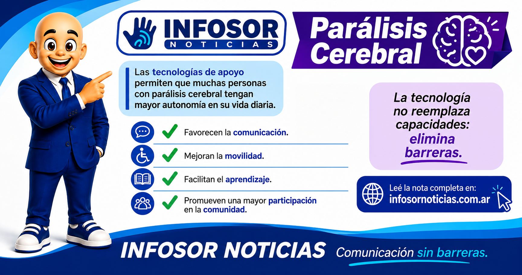Tecnologías de apoyo: herramientas que promueven la autonomía de las personas con parálisis cerebral