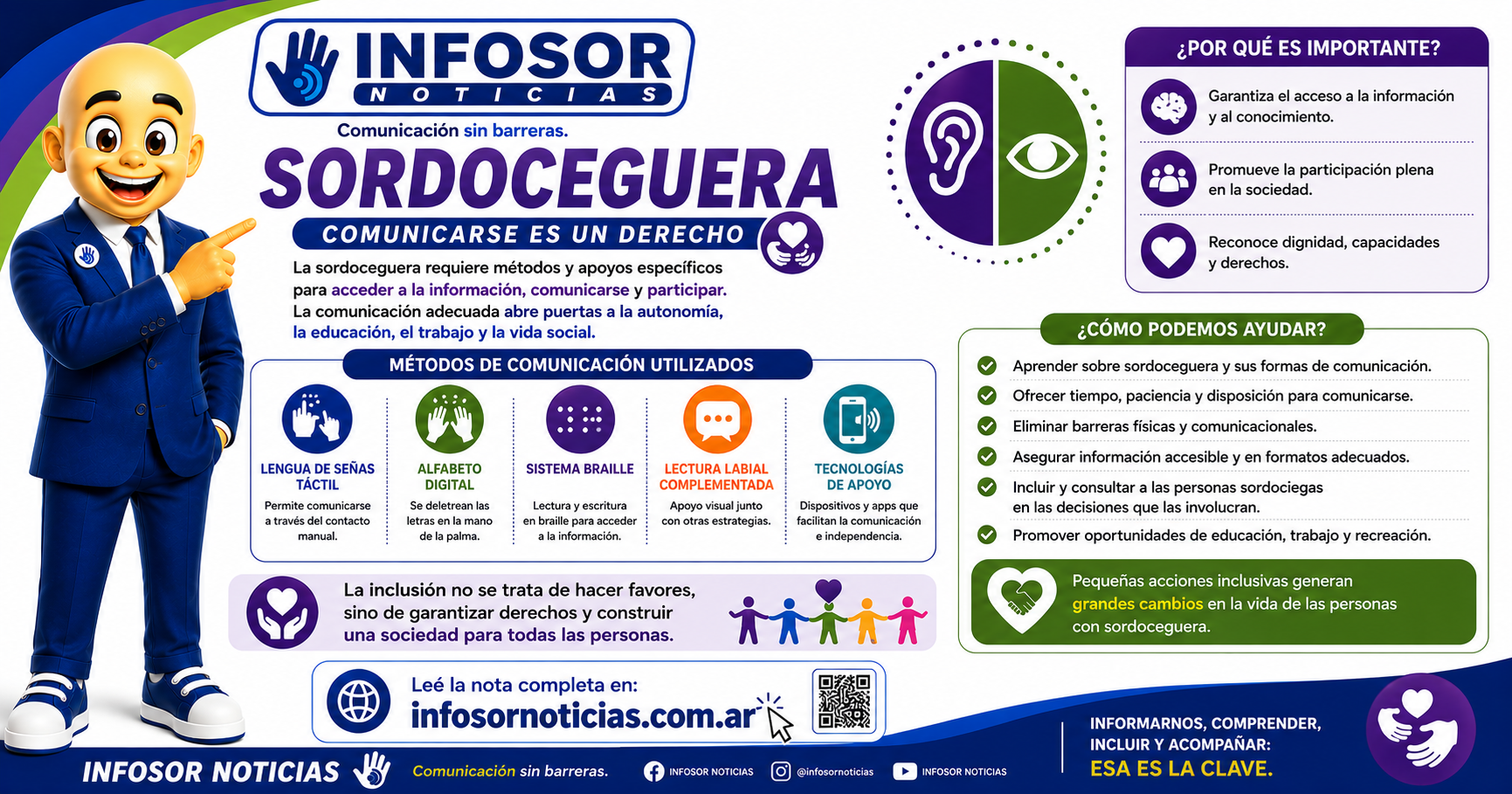 Sordoceguera: comunicarse es un derecho