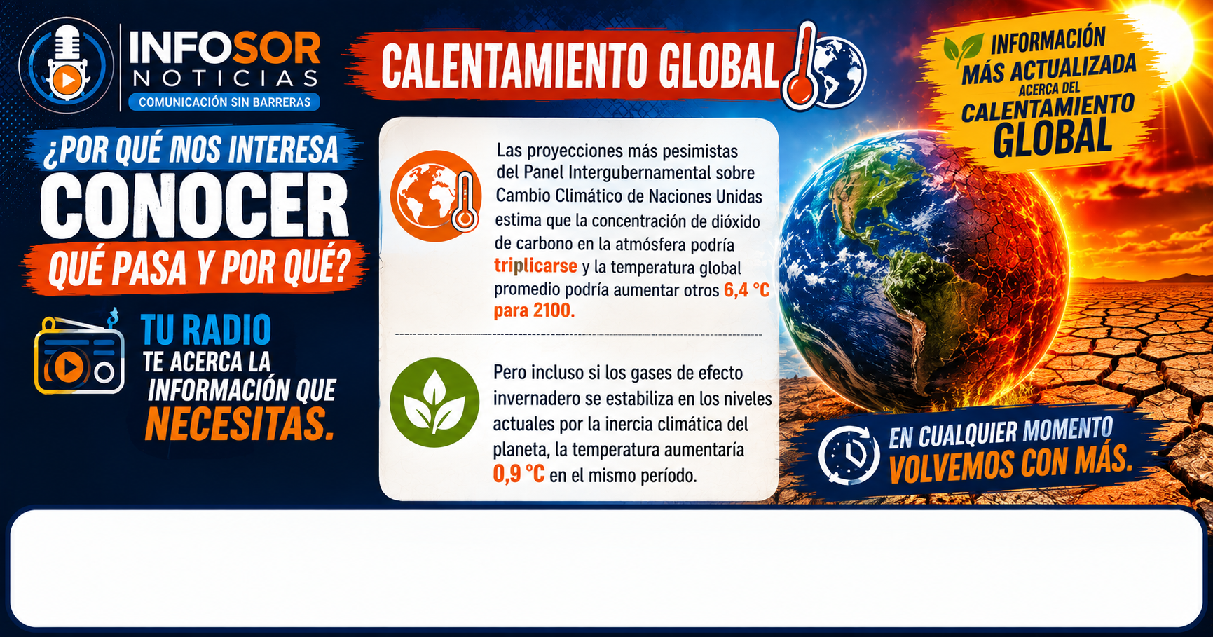 Calentamiento global: las proyecciones que advierten sobre el futuro del planeta