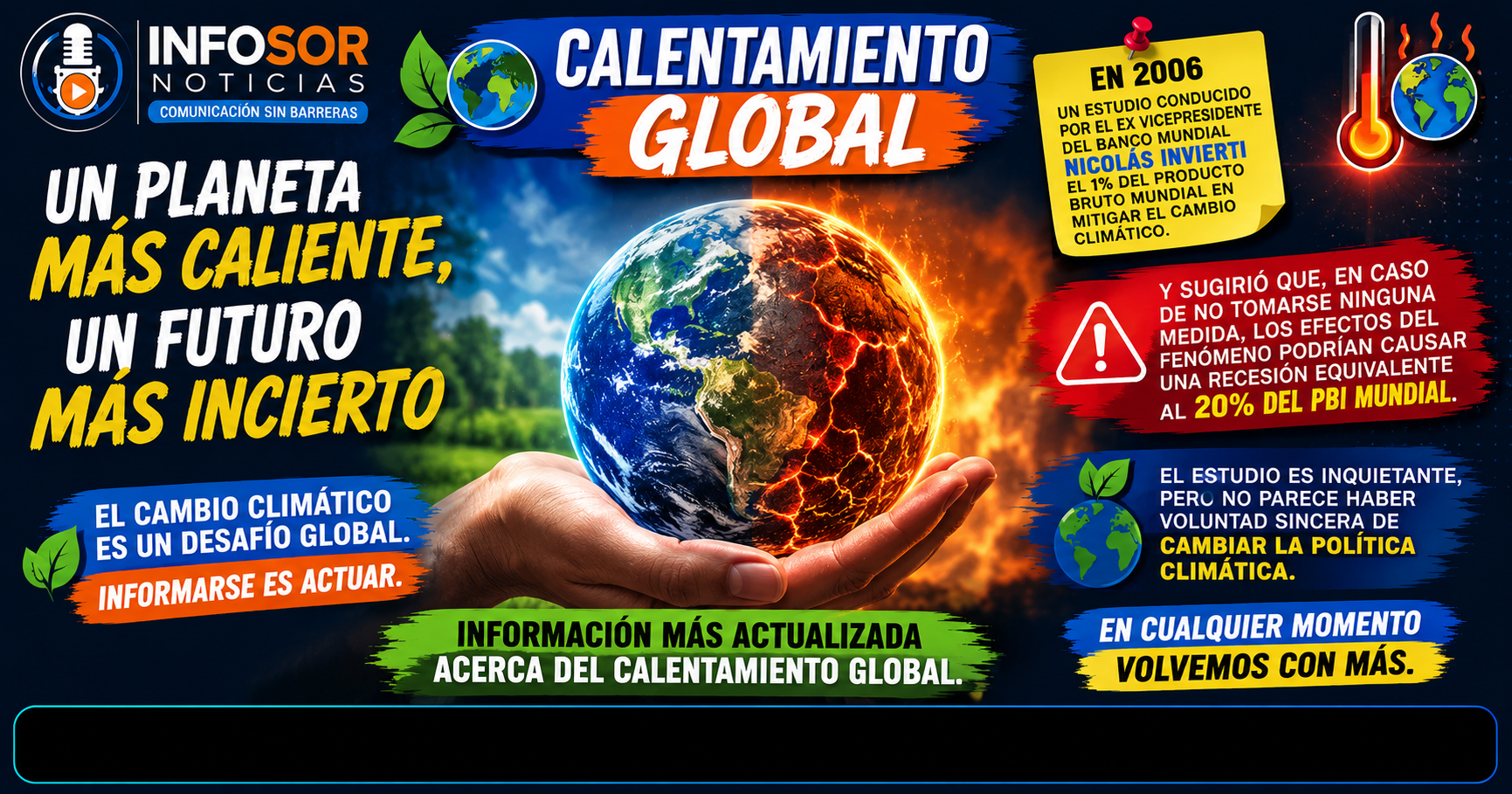 Calentamiento global: el costo de no actuar frente al cambio climático