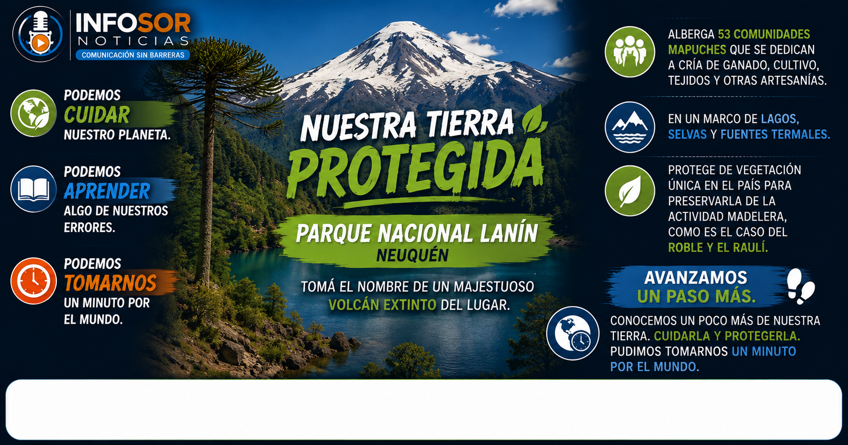 Parque Nacional Lanín: una tierra protegida entre volcanes, lagos y bosques únicos