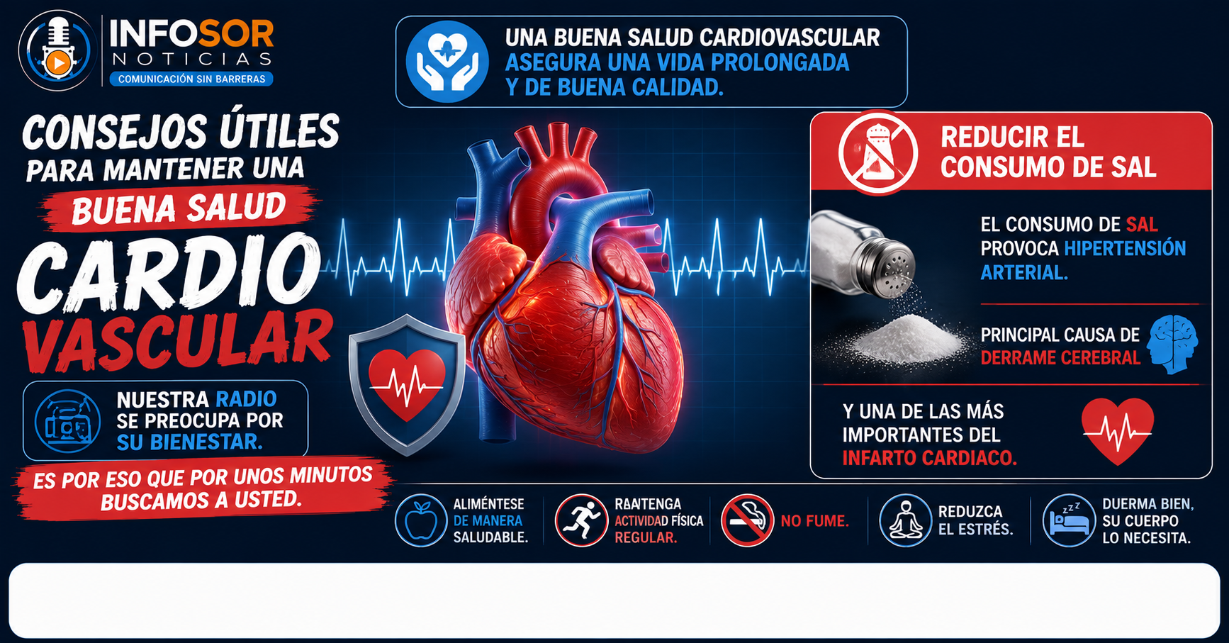 CUIDÁ TU CORAZÓN: CONSEJOS PARA UNA BUENA SALUD CARDIOVASCULAR