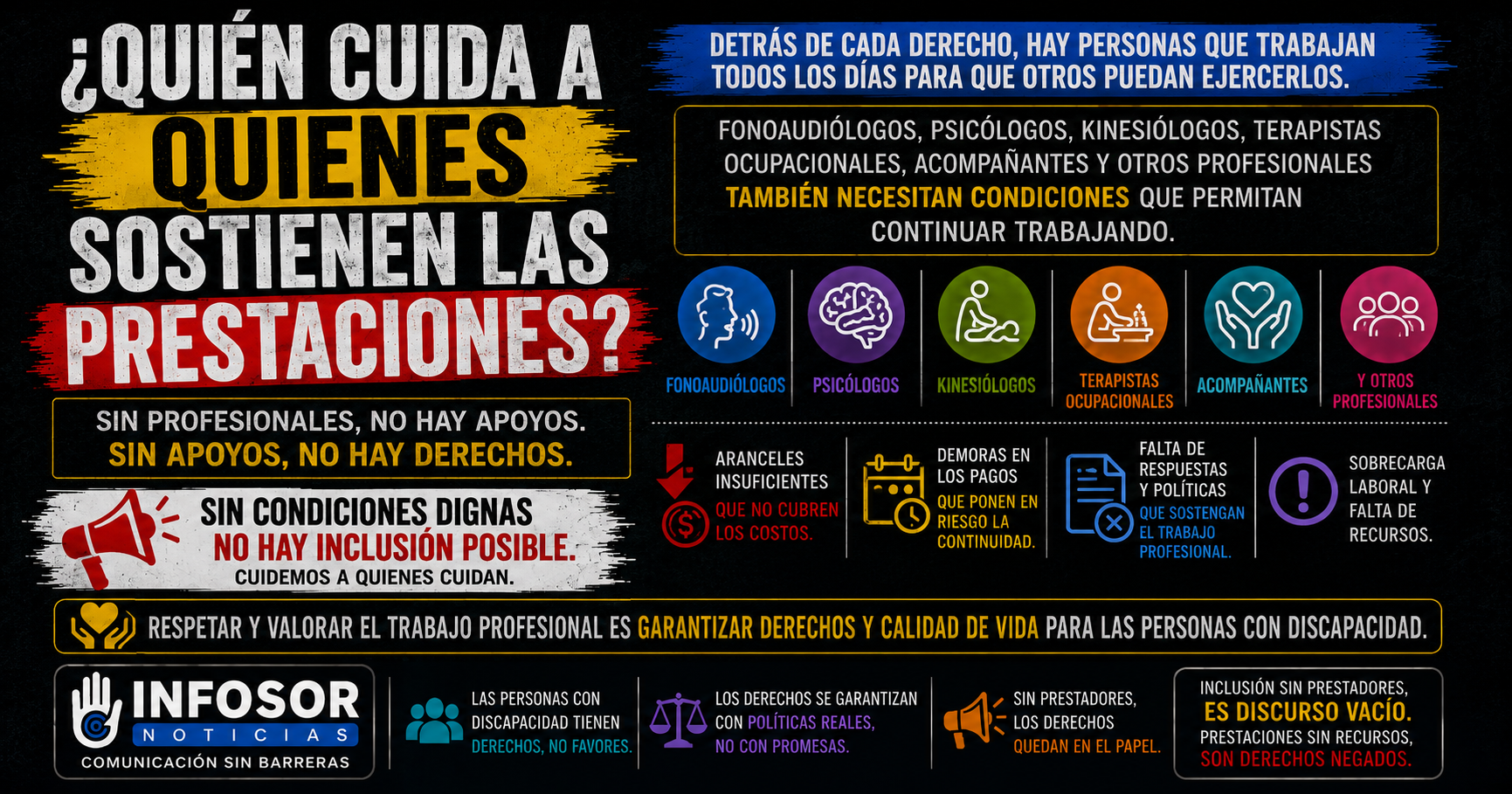 ¿QUIÉN CUIDA A QUIENES SOSTIENEN LAS PRESTACIONES?