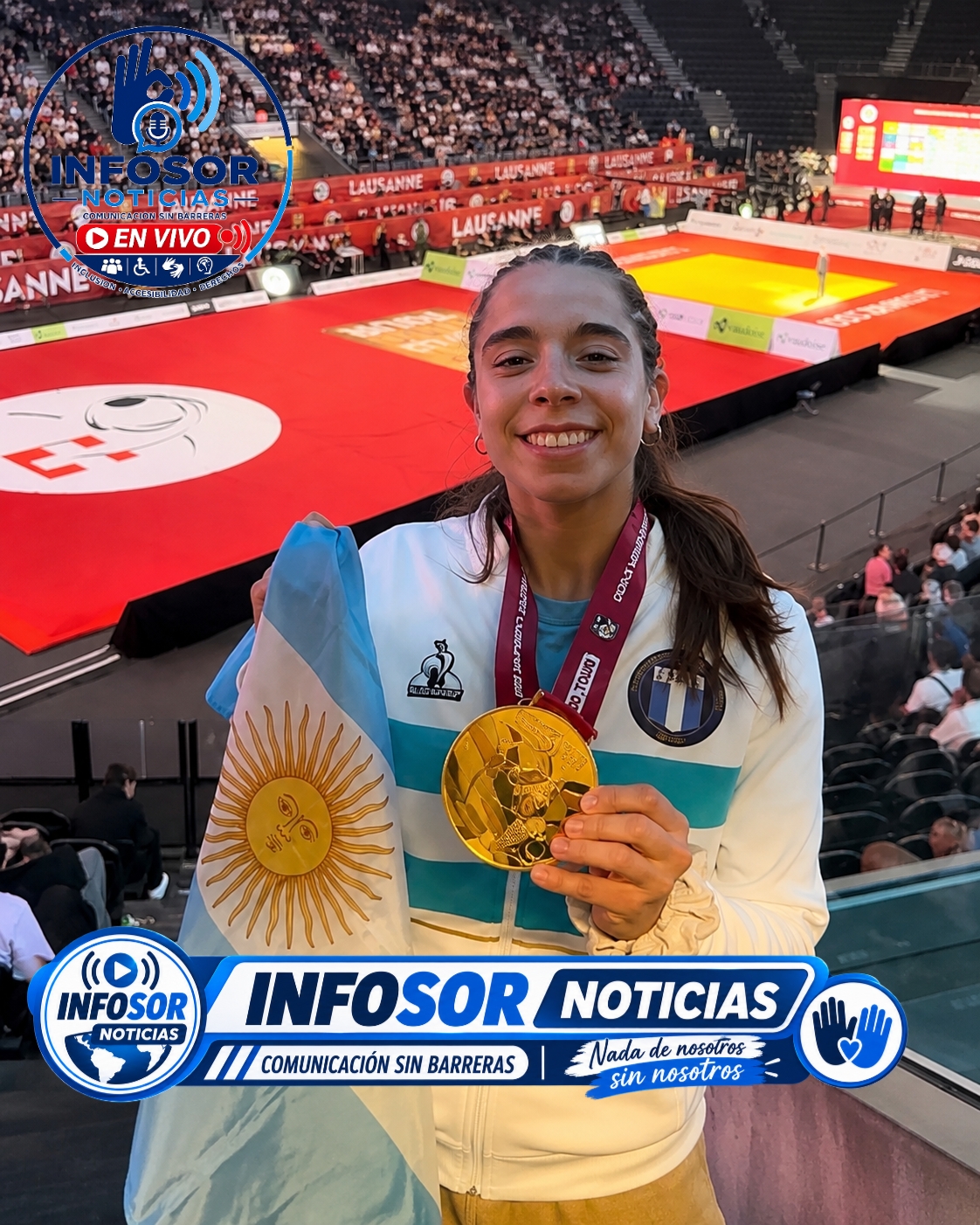 VALENTINA BONFANTI HIZO HISTORIA: CAMPEONA DEL PRIMER GRAND SLAM DE JUDO INCLUSIVO