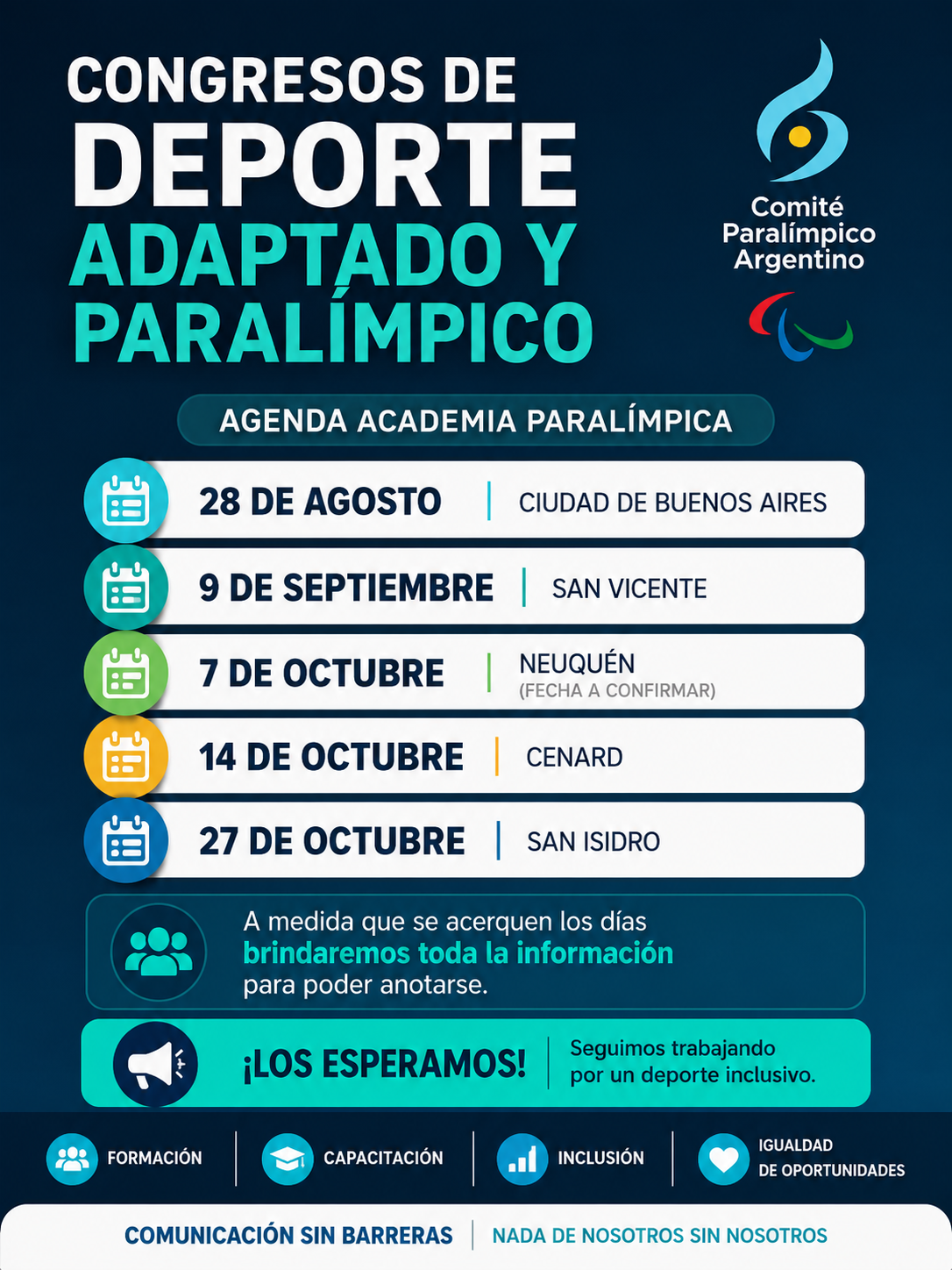 El deporte adaptado y paralímpico suma nuevos espacios de formación en Argentina