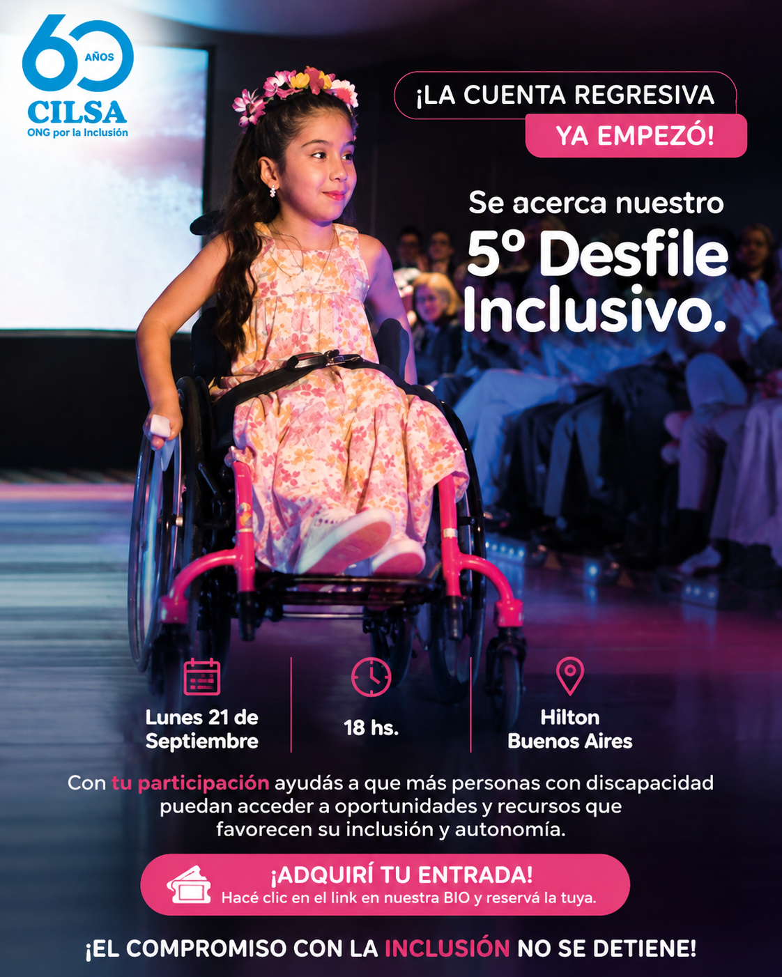 CILSA prepara su 5° Desfile Inclusivo: una celebración por la inclusión y la autonomía