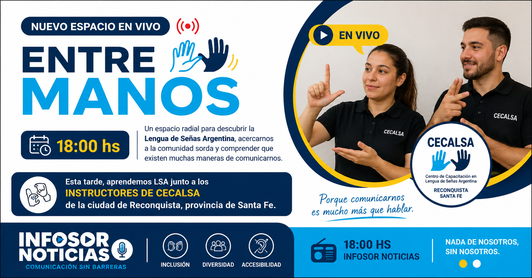 ENTRE MANOS: UN NUEVO ESPACIO PARA DESCUBRIR LA LENGUA DE SEÑAS ARGENTINA