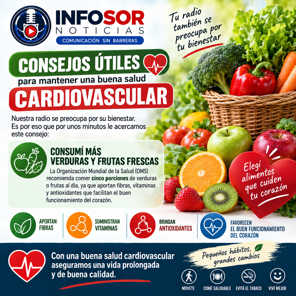 CONSEJOS ÚTILES PARA CUIDAR LA SALUD CARDIOVASCULAR