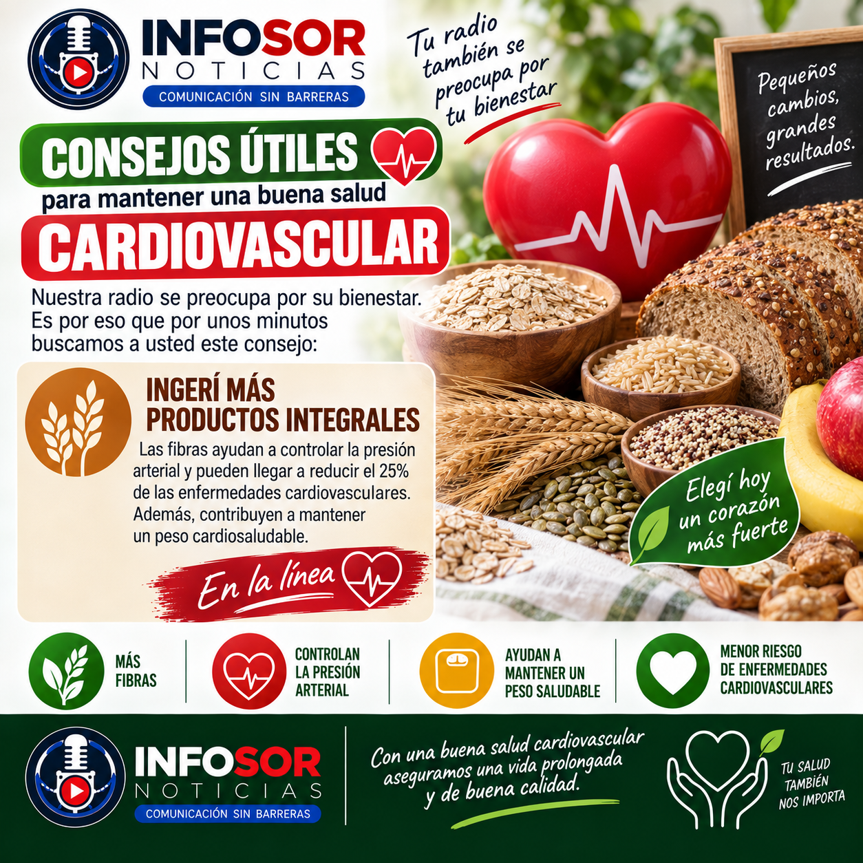 CONSEJOS ÚTILES PARA CUIDAR LA SALUD CARDIOVASCULAR