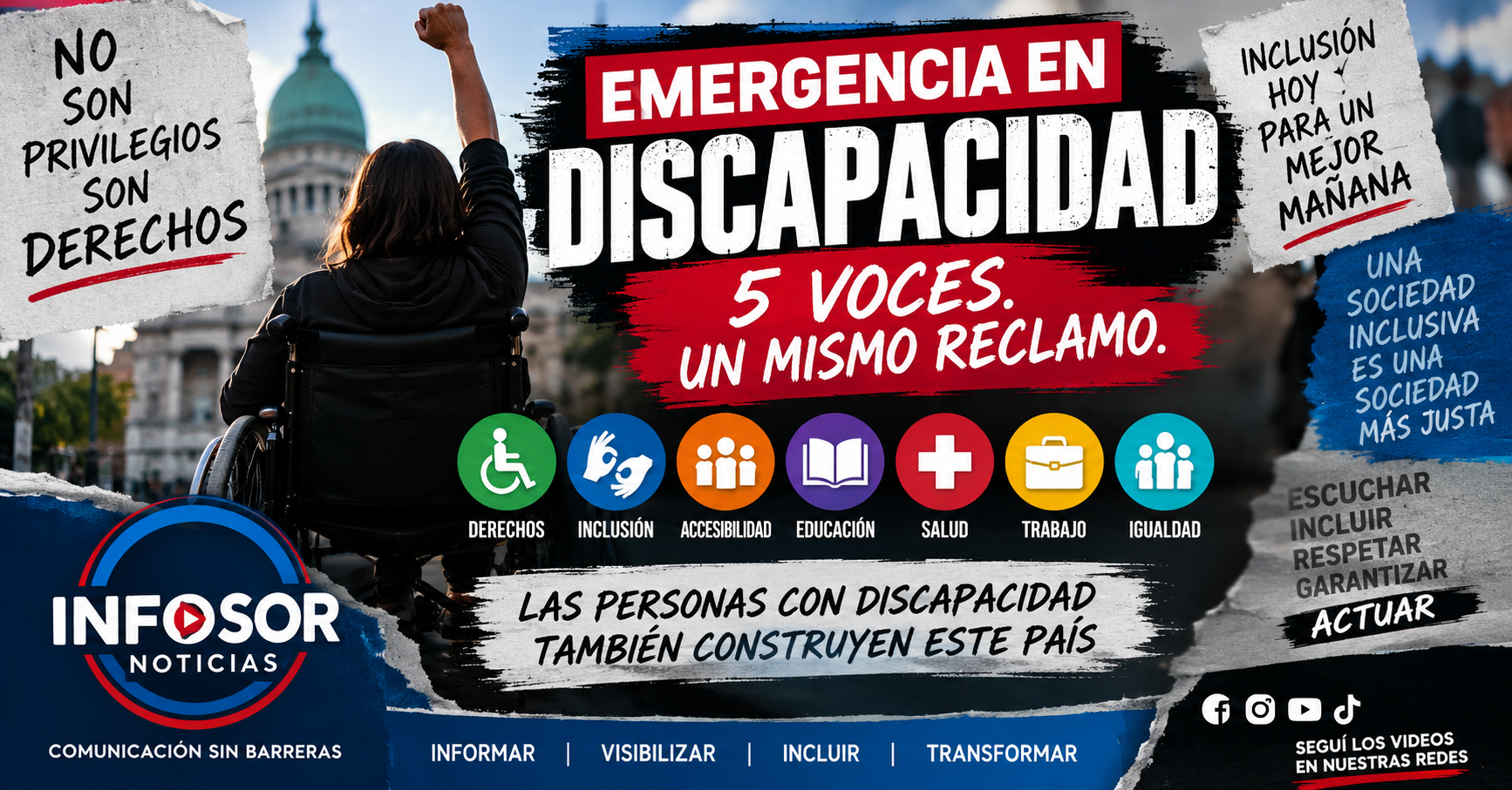 Emergencia en discapacidad: cinco voces que piden que los derechos sean garantizados