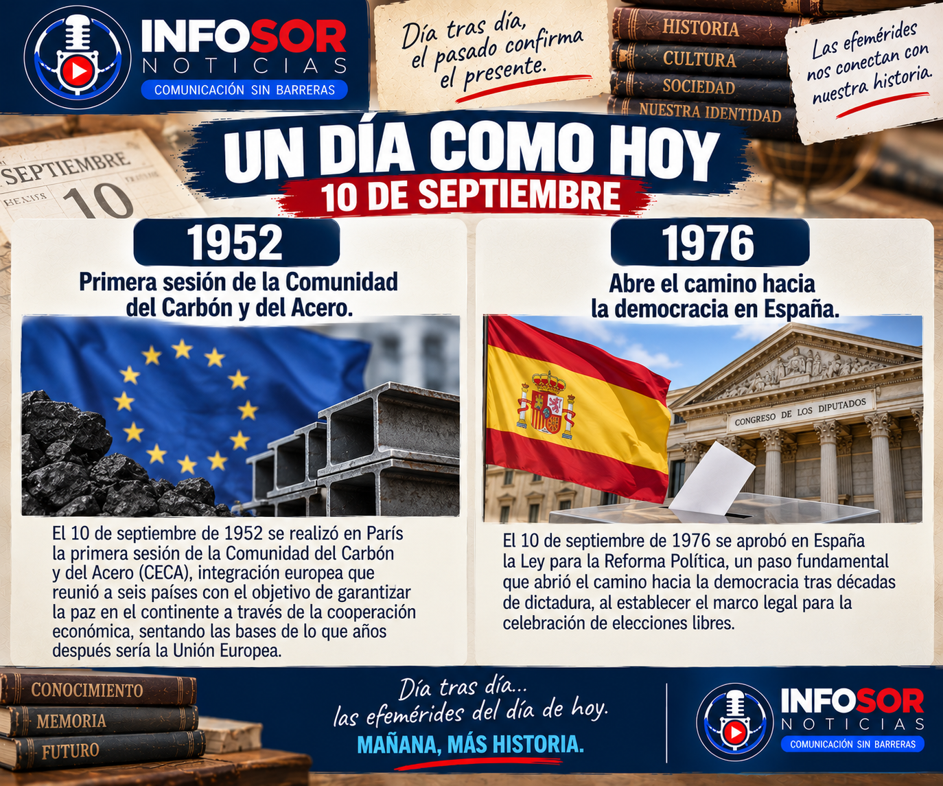 DÍA TRAS DÍA: EFEMÉRIDES DEL 10 DE SEPTIEMBRE