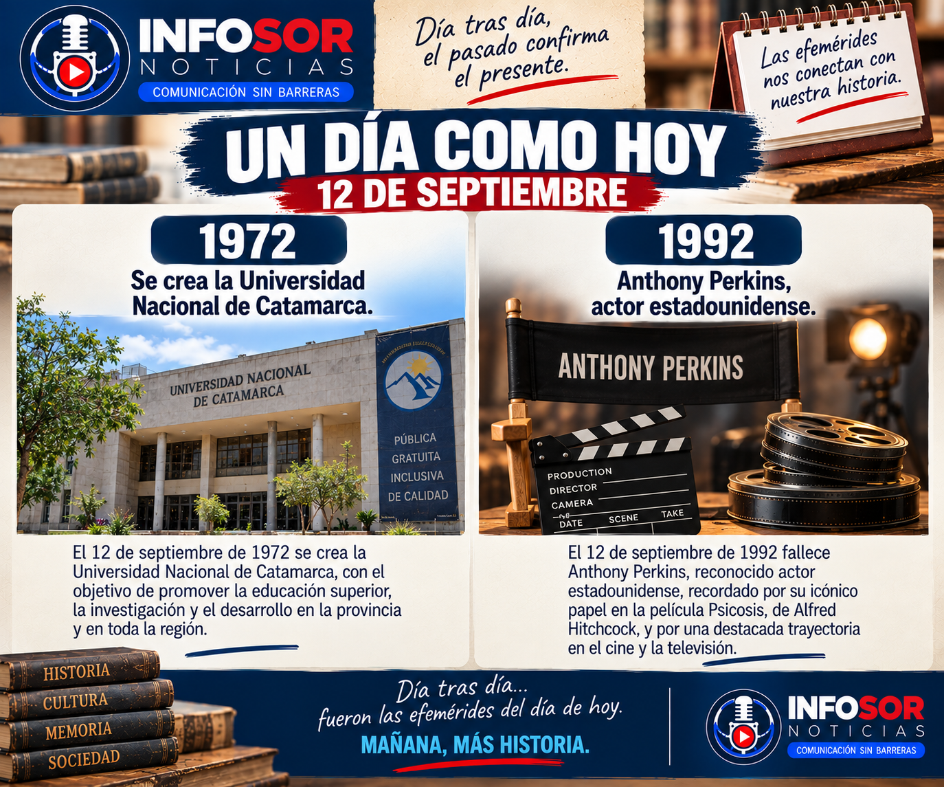 DÍA TRAS DÍA: EFEMÉRIDES DEL 12 DE SEPTIEMBRE