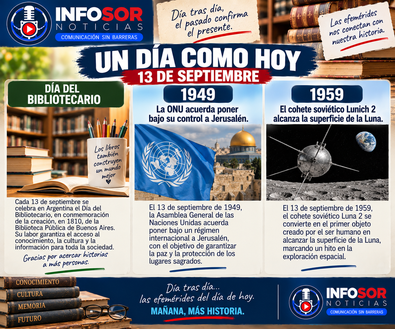 DÍA TRAS DÍA: EFEMÉRIDES DEL 13 DE SEPTIEMBRE