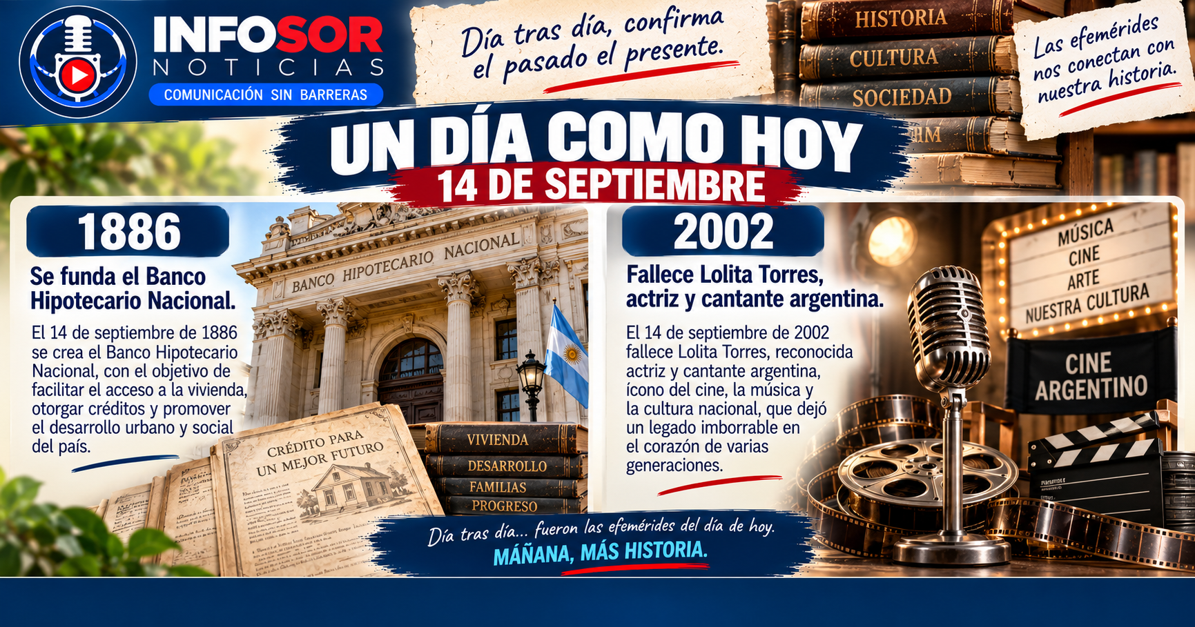 DÍA TRAS DÍA: EFEMÉRIDES DEL 14 DE SEPTIEMBRE