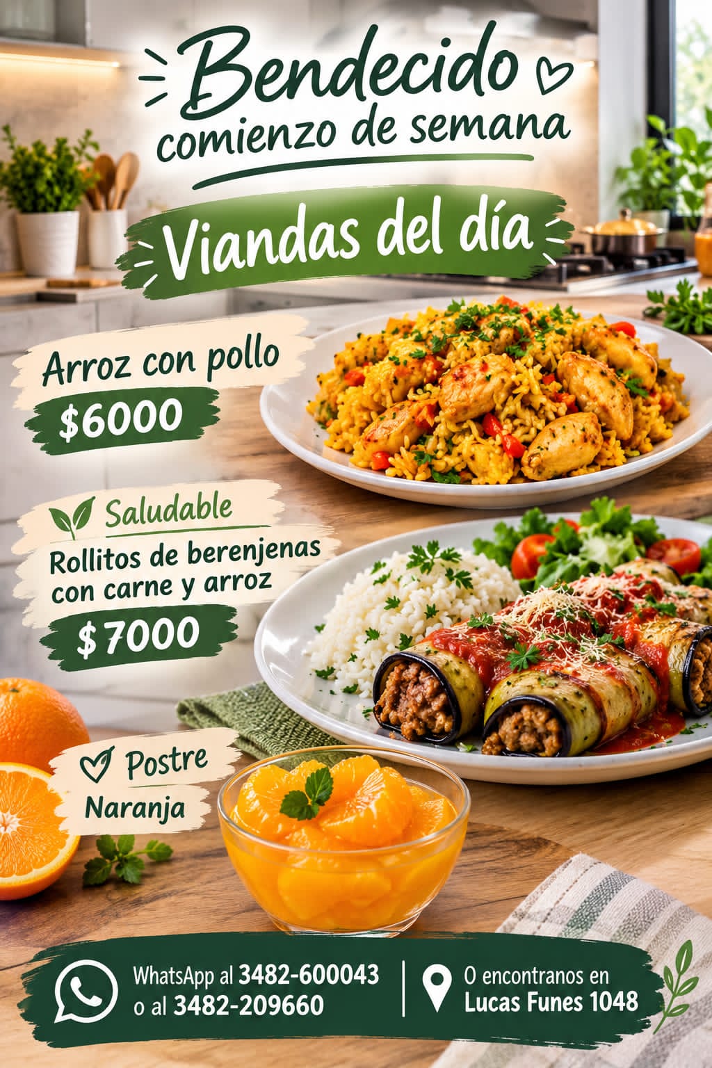 Burger Home presenta sus viandas del día: opciones caseras y saludables