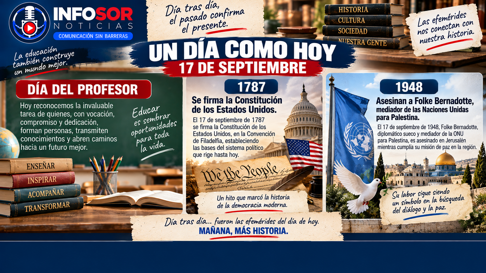 DÍA TRAS DÍA: EFEMÉRIDES DEL 17 DE SEPTIEMBRE