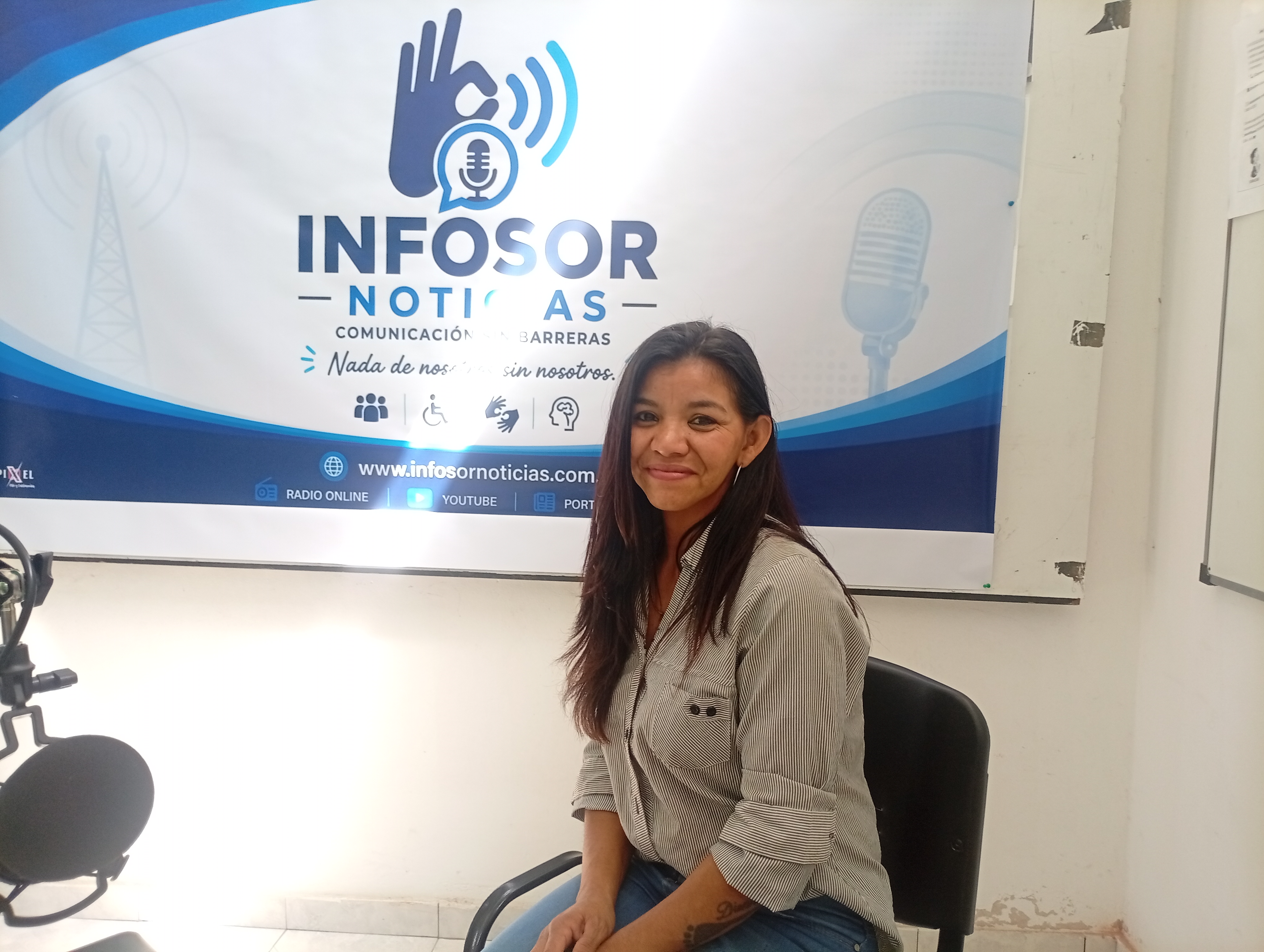Cintia Rolón pasó por “La Voz del Barrio” y compartió la realidad de barrio Loteo Belén