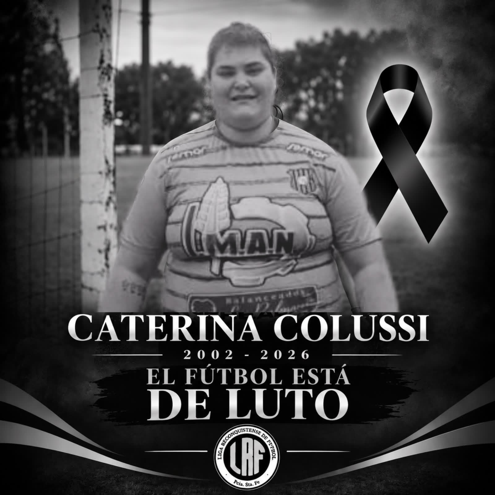 Dolor en el fútbol reconquistense por el fallecimiento de Caterina Colussi, arquera de Platense Porvenir